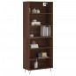 vidaXL Credenza Rovere Marrone 69,5x32,5x180 cm Legno Multistrato vidaXL Credenza Rovere Marrone 69,5x32,5x180 cm Legno Multistrato