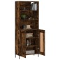 vidaXL Credenza Rovere Fumo 69,5x34x180 cm in Legno Multistrato vidaXL Credenza Rovere Fumo 69,5x34x180 cm in Legno Multistrato