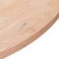 Piano Tavolo Rotondo Ø80x2,5 cm Massello di Rovere Non Trattato Piano Tavolo Rotondo Ø80x2,5 cm Massello di Rovere Non Trattato