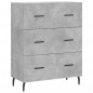 vidaXL Credenza Grigio Cemento 69,5x34x180 cm in Legno Multistrato vidaXL Credenza Grigio Cemento 69,5x34x180 cm in Legno Multistrato