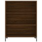 vidaXL Credenza Rovere Marrone 69,5x32,5x180 cm Legno Multistrato vidaXL Credenza Rovere Marrone 69,5x32,5x180 cm Legno Multistrato