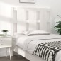 Testiera per Letto Bianca 95,5x4x100 cm Legno Massello di Pino Testiera per Letto Bianca 95,5x4x100 cm Legno Massello di Pino