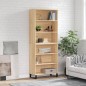 vidaXL Credenza Rovere Sonoma 69,5x32,5x180 cm Legno Multistrato vidaXL Credenza Rovere Sonoma 69,5x32,5x180 cm Legno Multistrato