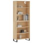 vidaXL Credenza Rovere Sonoma 69,5x32,5x180 cm Legno Multistrato vidaXL Credenza Rovere Sonoma 69,5x32,5x180 cm Legno Multistrato