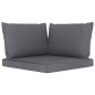vidaXL Set Salotto Giardino con Cuscini Antracite 6 pz Pino Impregnato vidaXL Set Salotto Giardino con Cuscini Antracite 6 pz Pino Impregnato