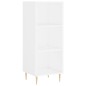 vidaXL Credenza Bianca 34,5x32,5x180 cm in Legno Multistrato vidaXL Credenza Bianca 34,5x32,5x180 cm in Legno Multistrato