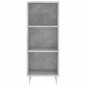 vidaXL Credenza Grigio Cemento 34,5x32,5x180 cm in Legno Multistrato vidaXL Credenza Grigio Cemento 34,5x32,5x180 cm in Legno Multistrato
