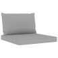 vidaXL Set Salotto Giardino con Cuscini Grigi 6 pz in Pino Impregnato vidaXL Set Salotto Giardino con Cuscini Grigi 6 pz in Pino Impregnato