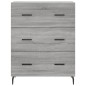 vidaXL Credenza Grigio Sonoma 69,5x34x180 cm in Legno Multistrato vidaXL Credenza Grigio Sonoma 69,5x34x180 cm in Legno Multistrato