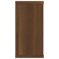 Mensole Parete Cubo 4pz Rovere Marrone 100x15x30cm Multistrato Mensole Parete Cubo 4pz Rovere Marrone 100x15x30cm Multistrato