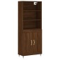 vidaXL Credenza Rovere Marrone 69,5x34x180 cm in Legno Multistrato vidaXL Credenza Rovere Marrone 69,5x34x180 cm in Legno Multistrato