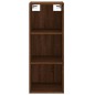 vidaXL Credenza Rovere Marrone 34,5x32,5x180 cm in Legno Multistrato vidaXL Credenza Rovere Marrone 34,5x32,5x180 cm in Legno Multistrato