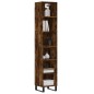 vidaXL Credenza Rovere Fumo 34,5x32,5x180 cm in Legno Multistrato vidaXL Credenza Rovere Fumo 34,5x32,5x180 cm in Legno Multistrato