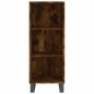 vidaXL Credenza Rovere Fumo 34,5x32,5x180 cm in Legno Multistrato vidaXL Credenza Rovere Fumo 34,5x32,5x180 cm in Legno Multistrato
