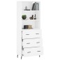 vidaXL Credenza Bianca 69,5x34x180 cm in Legno Multistrato vidaXL Credenza Bianca 69,5x34x180 cm in Legno Multistrato