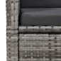 vidaXL Set Mobili da Pranzo per Giardino 5 pz Grigio vidaXL Set Mobili da Pranzo per Giardino 5 pz Grigio