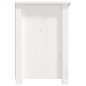 Mobile Porta TV Bianco 79x35x52 cm in Legno Massello di Pino Mobile Porta TV Bianco 79x35x52 cm in Legno Massello di Pino