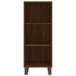 vidaXL Credenza Rovere Marrone 34,5x32,5x180 cm in Legno Multistrato vidaXL Credenza Rovere Marrone 34,5x32,5x180 cm in Legno Multistrato