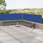 Tenda Laterale Retrattile Blu 117x1000 cm Tenda Laterale Retrattile Blu 117x1000 cm
