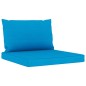 vidaXL Set Salotto da Giardino 6 pz con Cuscini Blu Chiaro vidaXL Set Salotto da Giardino 6 pz con Cuscini Blu Chiaro