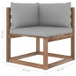 vidaXL Set Salotto Giardino Pallet con Cuscini 6 pz in Pino Impregnato vidaXL Set Salotto Giardino Pallet con Cuscini 6 pz in Pino Impregnato