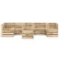 vidaXL Set Salotto da Giardino 8 pz in Legno di Pino Impregnato Verde vidaXL Set Salotto da Giardino 8 pz in Legno di Pino Impregnato Verde