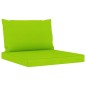 vidaXL Set Salotto da Giardino 10 pz con Cuscini Verde Chiaro vidaXL Set Salotto da Giardino 10 pz con Cuscini Verde Chiaro