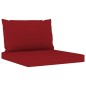 vidaXL Set Divani da Giardino 11 pz con Cuscini Rosso Vino vidaXL Set Divani da Giardino 11 pz con Cuscini Rosso Vino