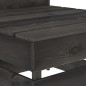 vidaXL Set Divani da Giardino 9 pz in Legno di Pino Impregnato Grigio
