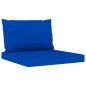 vidaXL Set Salotto da Giardino 10 pz con Cuscini Blu vidaXL Set Salotto da Giardino 10 pz con Cuscini Blu