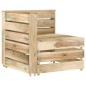 vidaXL Set Salotto da Giardino 6 pz in Legno di Pino Impregnato Verde vidaXL Set Salotto da Giardino 6 pz in Legno di Pino Impregnato Verde