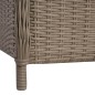 vidaXL Set Mobili da Pranzo per Giardino 5 pz Marrone vidaXL Set Mobili da Pranzo per Giardino 5 pz Marrone