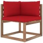 vidaXL Set Salotto Giardino Pallet con Cuscini 6 pz in Pino Impregnato vidaXL Set Salotto Giardino Pallet con Cuscini 6 pz in Pino Impregnato