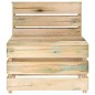 vidaXL Set Salotto da Giardino 12 pz in Legno di Pino Impregnato Verde vidaXL Set Salotto da Giardino 12 pz in Legno di Pino Impregnato Verde
