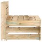 vidaXL Set Salotto da Giardino 12 pz in Legno di Pino Impregnato Verde vidaXL Set Salotto da Giardino 12 pz in Legno di Pino Impregnato Verde
