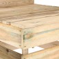 vidaXL Set Salotto da Giardino 12 pz in Legno di Pino Impregnato Verde vidaXL Set Salotto da Giardino 12 pz in Legno di Pino Impregnato Verde