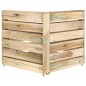 vidaXL Set Salotto da Giardino 12 pz in Legno di Pino Impregnato Verde vidaXL Set Salotto da Giardino 12 pz in Legno di Pino Impregnato Verde