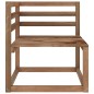 vidaXL Set Salotto Giardino 5 pz in Legno di Pino Impregnato Marrone vidaXL Set Salotto Giardino 5 pz in Legno di Pino Impregnato Marrone