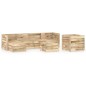 vidaXL Set Salotto da Giardino 7 pz in Legno di Pino Impregnato Verde vidaXL Set Salotto da Giardino 7 pz in Legno di Pino Impregnato Verde