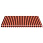Tessuto di Ricambio Tenda da Sole Arancione e Marrone 5x3,5 m Tessuto di Ricambio Tenda da Sole Arancione e Marrone 5x3,5 m