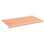 Tessuto di Ricambio per Tenda da Sole Giallo e Arancio 6x3 m Tessuto di Ricambio per Tenda da Sole Giallo e Arancio 6x3 m