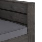 vidaXL Set Salotto da Giardino 2pz con Cuscini Legno Impregnato Grigio vidaXL Set Salotto da Giardino 2pz con Cuscini Legno Impregnato Grigio