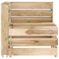 vidaXL Set Salotto da Giardino 12 pz in Legno di Pino Impregnato Verde vidaXL Set Salotto da Giardino 12 pz in Legno di Pino Impregnato Verde