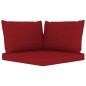 vidaXL Set Divani da Giardino 12 pz con Cuscini Rosso Vino vidaXL Set Divani da Giardino 12 pz con Cuscini Rosso Vino