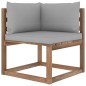 vidaXL Set Salotto Giardino Pallet Cuscini 5 pz Legno Pino Impregnato vidaXL Set Salotto Giardino Pallet Cuscini 5 pz Legno Pino Impregnato