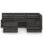 vidaXL Set Salotto da Giardino 6 pz in Legno di Pino Impregnato Grigio vidaXL Set Salotto da Giardino 6 pz in Legno di Pino Impregnato Grigio