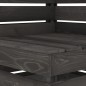vidaXL Set Salotto da Giardino 6 pz in Legno di Pino Impregnato Grigio vidaXL Set Salotto da Giardino 6 pz in Legno di Pino Impregnato Grigio