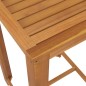 vidaXL Set Bar da Giardino 3 pz con Cuscini Grigio vidaXL Set Bar da Giardino 3 pz con Cuscini Grigio