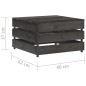vidaXL Set Divani da Giardino con Cuscini 7 pz Legno Impregnato Grigio vidaXL Set Divani da Giardino con Cuscini 7 pz Legno Impregnato Grigio