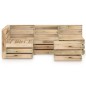 vidaXL Set Salotto da Giardino 5 pz in Legno di Pino Impregnato Verde vidaXL Set Salotto da Giardino 5 pz in Legno di Pino Impregnato Verde